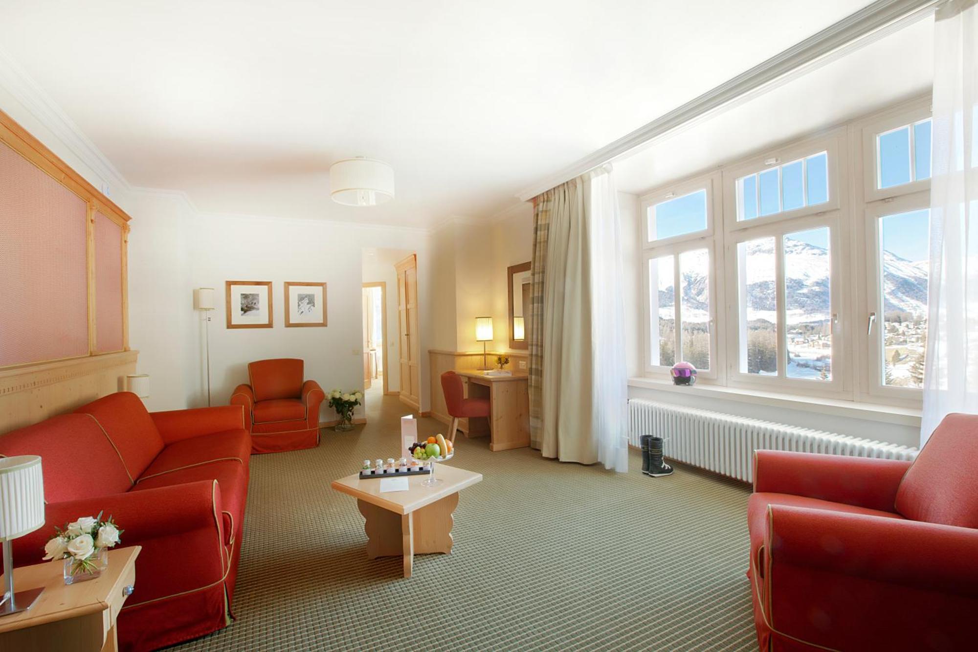 Schloss Hotel&Spa Pontresina Exterior foto