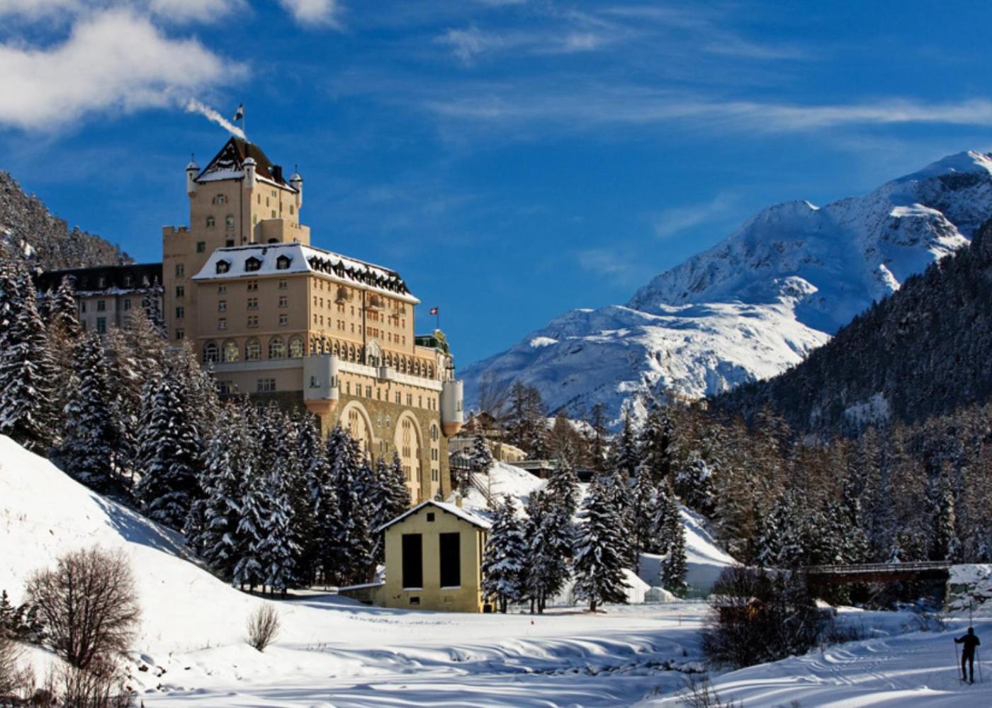 Schloss Hotel&Spa Pontresina Exterior foto