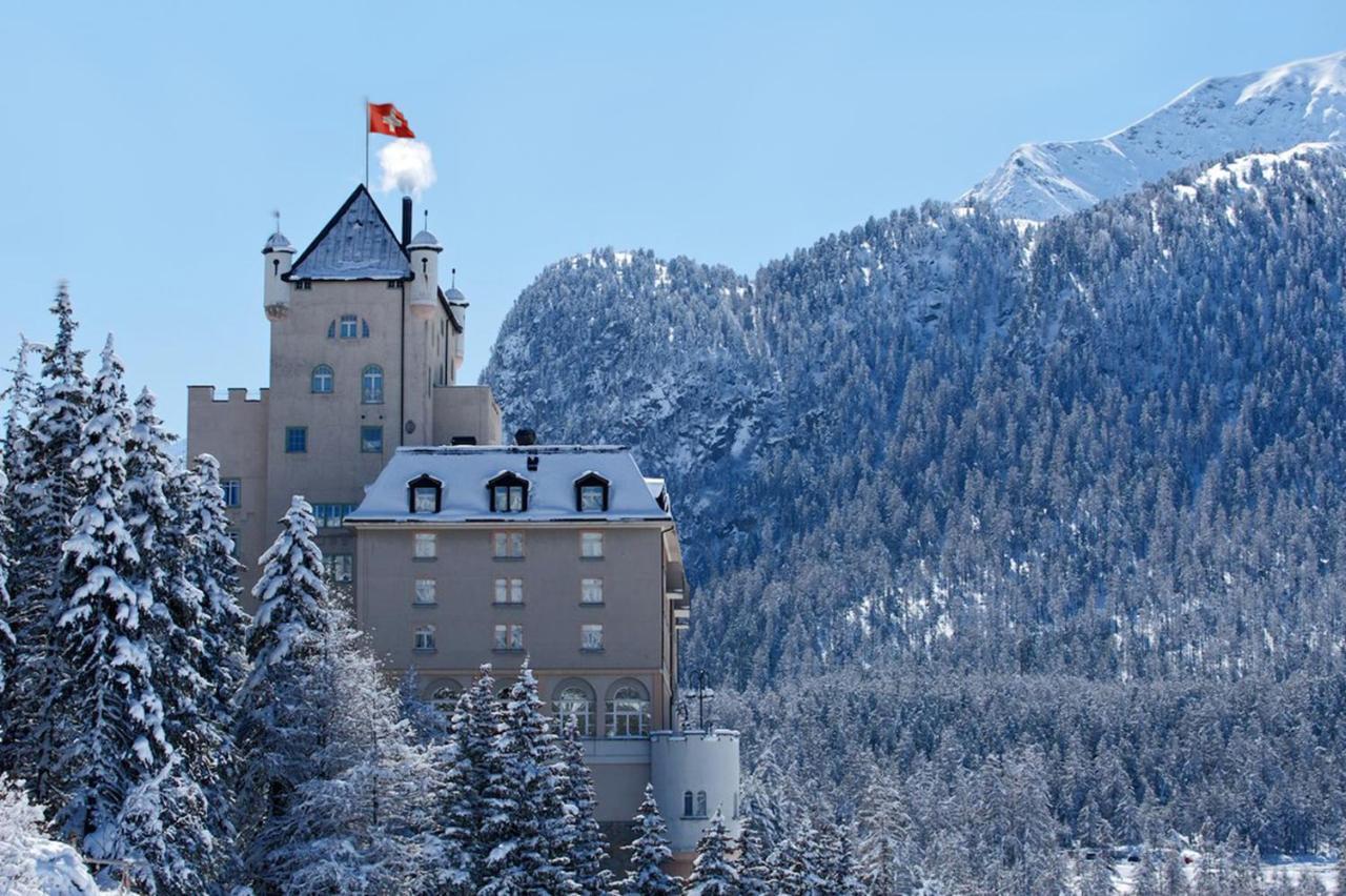 Schloss Hotel&Spa Pontresina Exterior foto